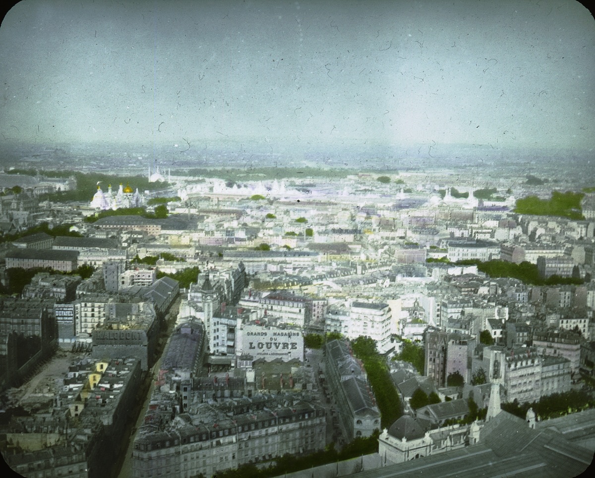 Vista panorámica de los monumentos icónicos de Francia
