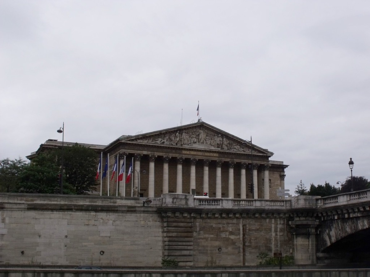 l'Assemblea Nazionale francese a Parigi