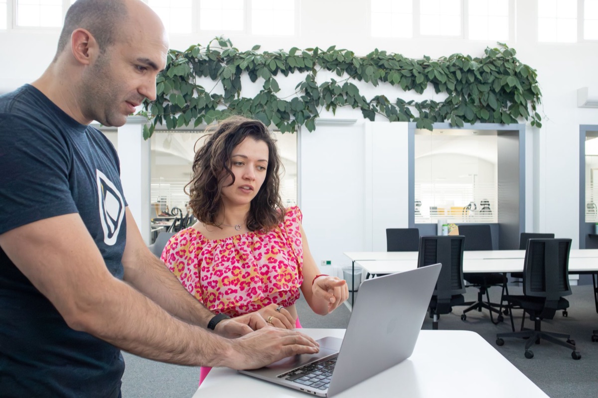 Tech startup team in Paris office