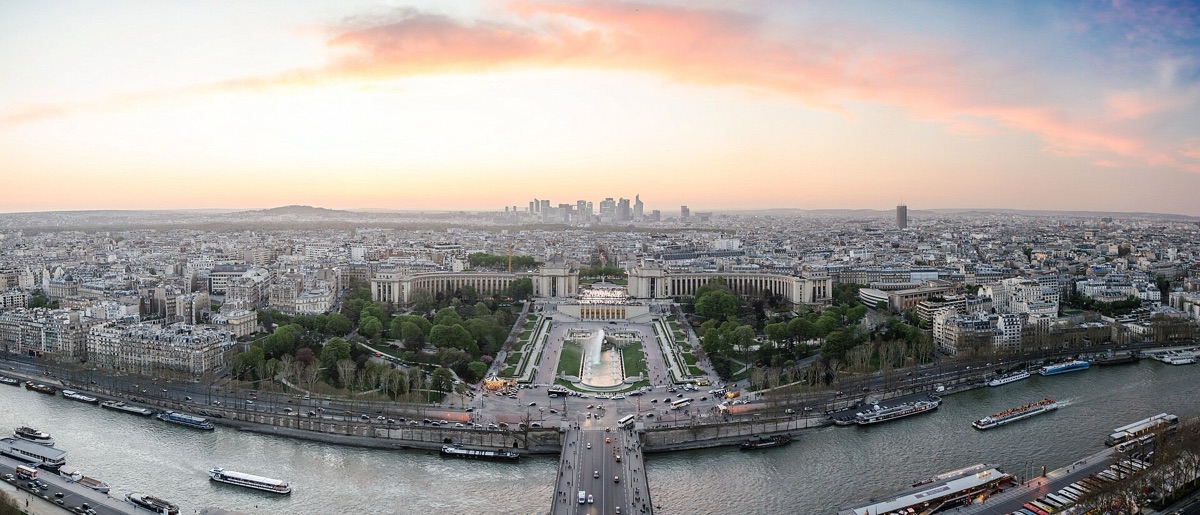 Eiffel Tower Sonnenuntergang