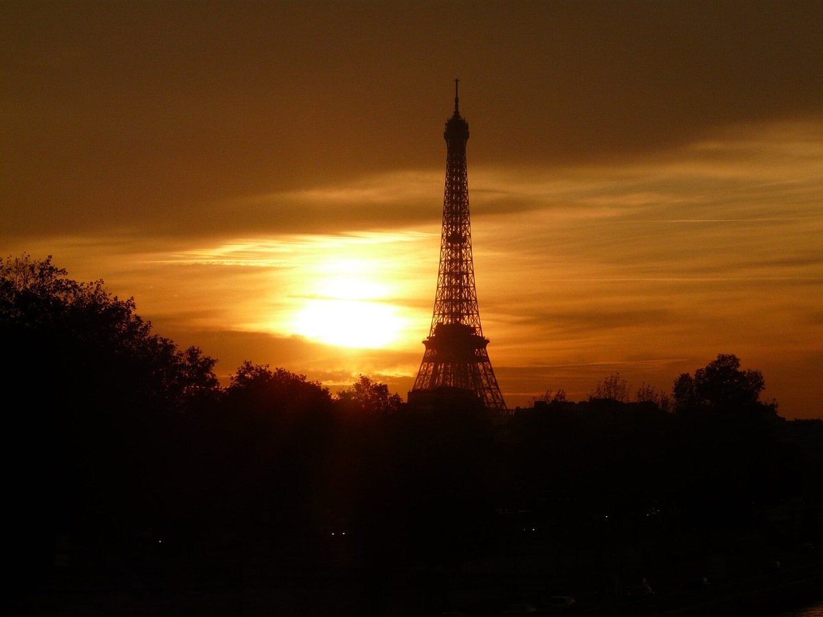 Torre Eiffel al atardecer