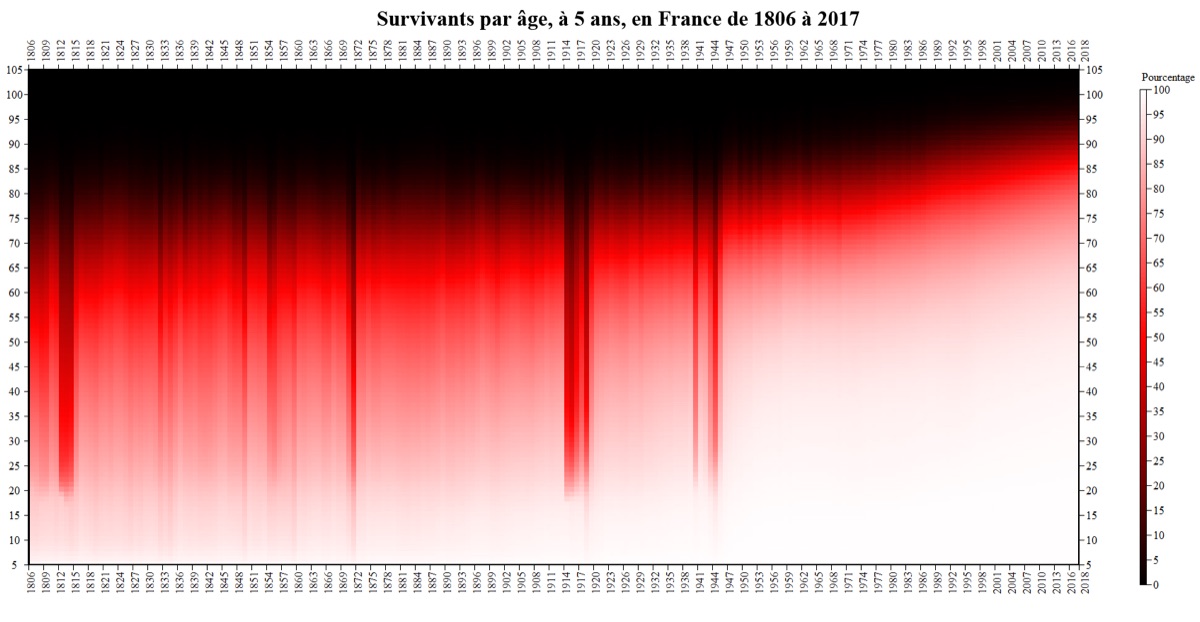 distribuzione età in Francia