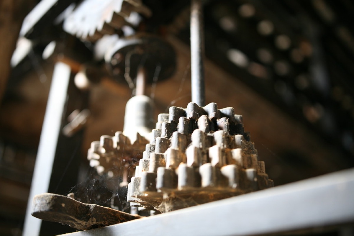 lavoratore in una fabbrica in Francia